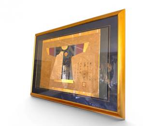100 LargeSignedMixedMediaArtImperialCeremonialRobe