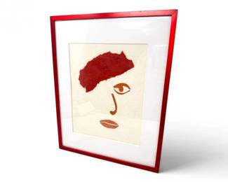 75 Unique3DMixedMediaPortraitMinimalistFaceFramedWallArt