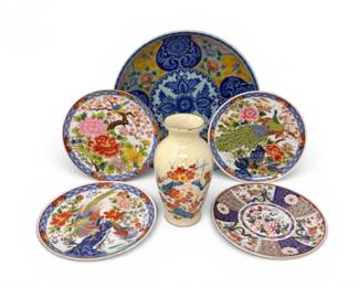 59 AndreabySadekDecorativePlateVintageImariStylePlatesVase