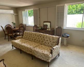 large sofa to dining table corner