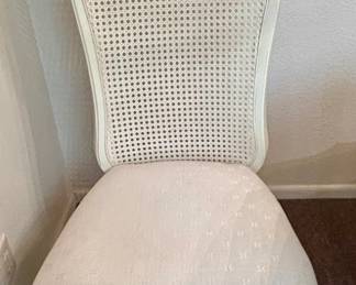 White dining chair