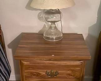 Nightstand w/ matching chest of drawers