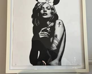 Kate Moss "Minnie Moss" Signed Print 