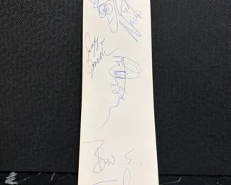 Authentic CHEAP TRICK Band Autograph