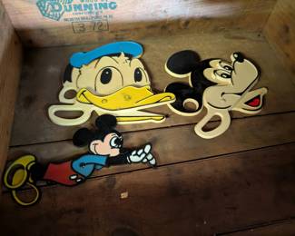 Vintage Disney plastic Scissors