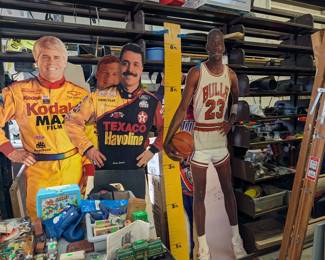 Life Size Cardboard Cutouts - NASCAR and Michael Jordan