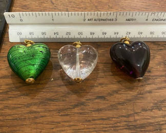 Lot 14: Vintage Glass Pendants 