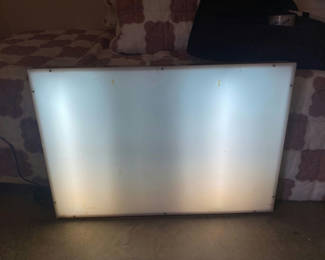 Lot 71: 1960's Stainless Steal Light Box