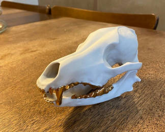 Lot 24: Porcelain Skulls by Beetle & Flor 