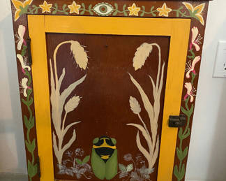 Lot 70: Antique Hanging Cabinet 