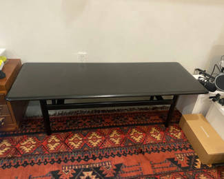 Lot 90: Danish Ebonized Teak Table