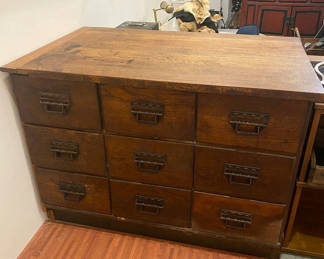 Lot 13: Sherer-Gillett Seed Cabinet 