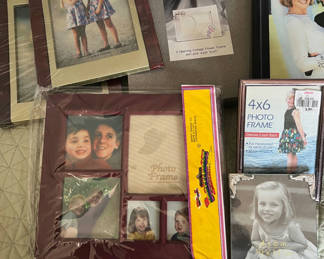 Lot 118: Assorted photo frames, albums, and scrapbooks