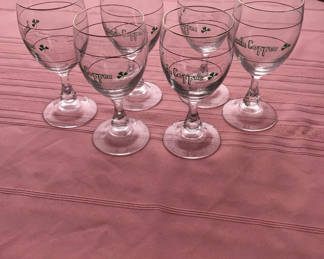 Lot 9: Set of Irish Coffee Glasses