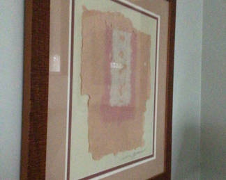 Lot 63: Framed abstract print