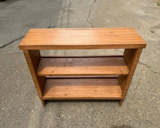 Lot 50: Two Tier Open Bookshelf 