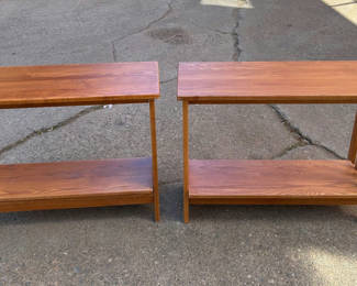 Lot 52: Pair of Two Open Bookshelves 