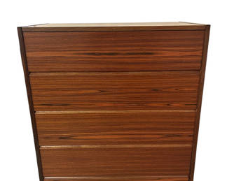 Lot 54: MCM Chest 5 Drawers Made in Denmark 