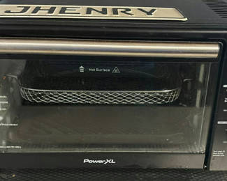 Lot 253: PowerXL toaster oven, PowerXL juicer, and water filter pitcher