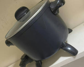 Lot 243: Toaster, Mini-Prep Chopper/Grinder, Small Pressure Cooker, and Iron