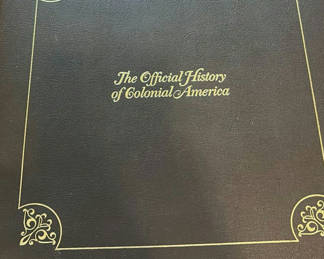 Lot 270: The Official History of Colonial America commemorative pewter coin set