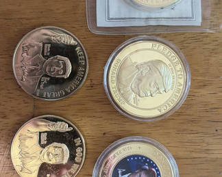 Lot 259: Presidential commemorative coins collection