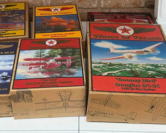Lot 201: Texaco Wings of Texaco Die-Cast Model Collection