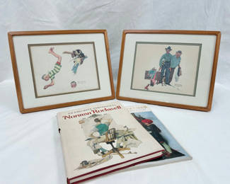 Lot 103: Norman Rockwell Prints and Books 