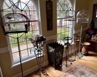 Wrought Iron Planters
