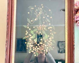 Deep Shadow box floral frame