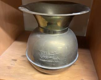 brass train spitoons