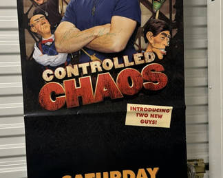 Lot 46: Jeff Dunham Controlled Chaos Promotional Banner