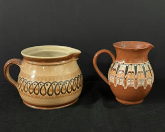 Lot 58: Two Decorative Ceramic Pitchers