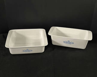 Lot 60: Two Corning Ware Rectangular Ceramic Baking Dishes