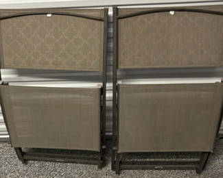 Lot 37: Two Metal Mesh Patio Chairs