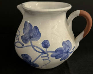 Lot 53: Hand-Painted Ceramic Pitcher