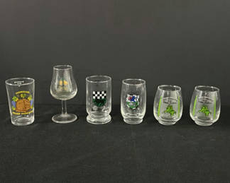 Lot 63: 6 German Bar Glasses
