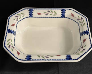Lot 52: Adams Lancaster Rectangular Ceramic Dish
