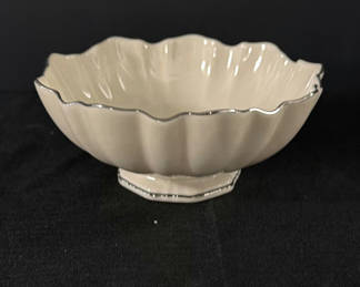 Lot 61: Lenox Scalloped Pedestal Bowl