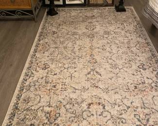 Cassandra Area Rug, Two Lamps, And Four Bits Of Decor