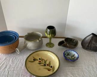 Signed Pottery Pieces