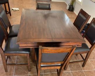 Table and Six Chairs