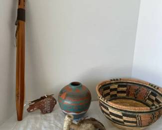 Native American And Southwest Signed And Designed Decor