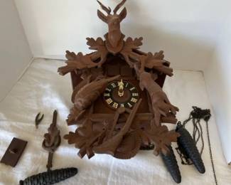 German Black Forest HunterStyle Cuckoo Clock