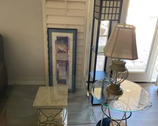 Two Tables And Two Lamps