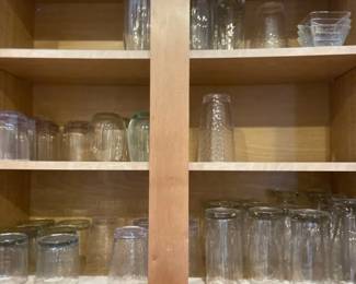 Lot Of Drinking Glasses