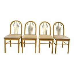 80's Postmodern Curved Dining Chairs Annig Sarian Style