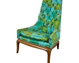 Mid Century T H Robsjohn Gibbings For Widdicomb Highback Lounge Chair