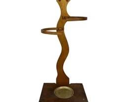 Vintage Mid Century Whimsical Bentwood Stick Umbrella Stand