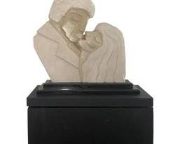 Large Postmodern Stone Sculpture Laura Rand Haleman